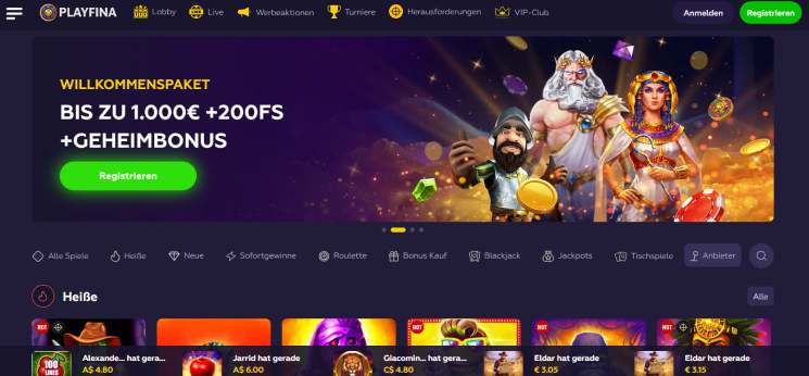 playfina screenshot